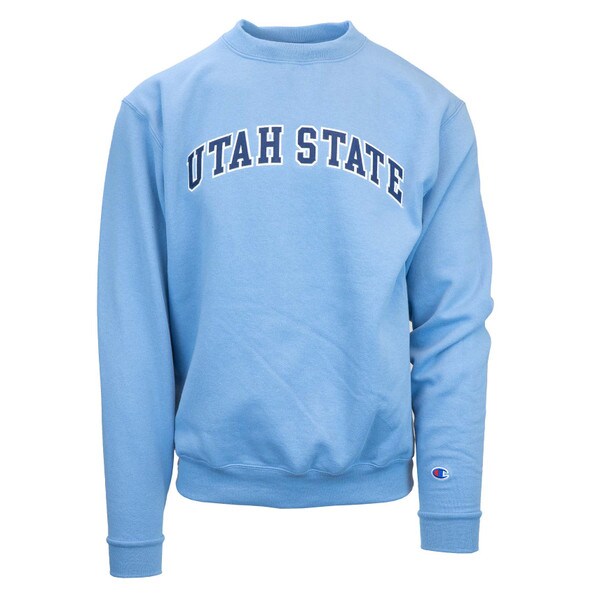 Columbia Utah State Embroidered Patch Crew Sweatshirt